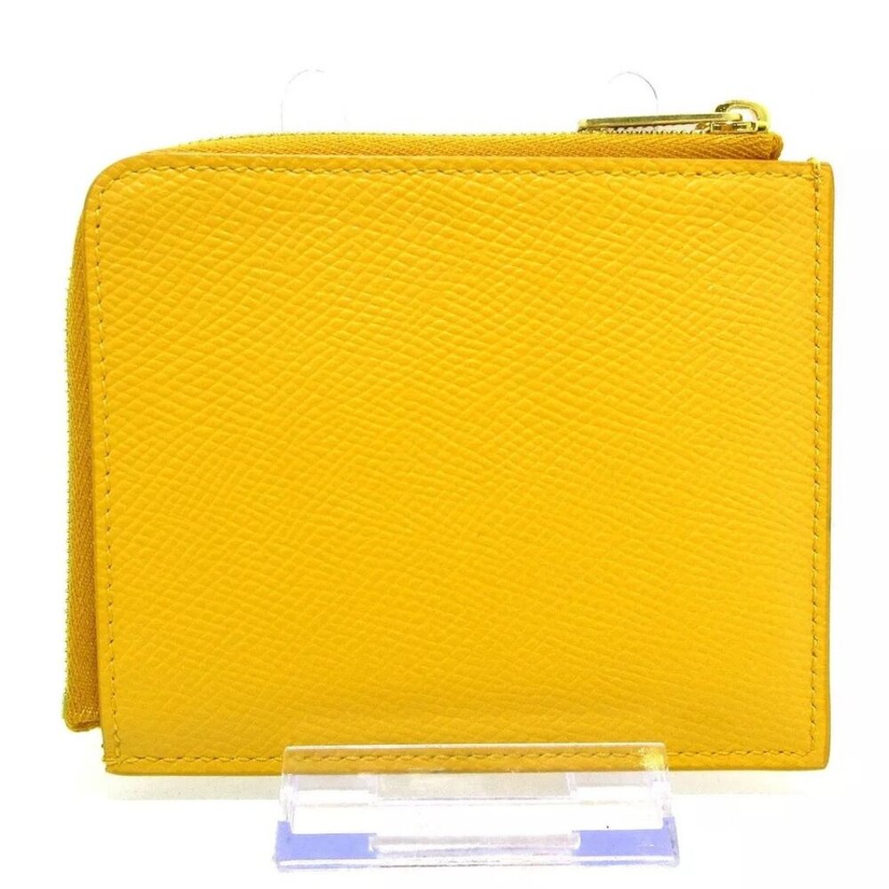 Auth CELINE - Orange Leather Coin Case - Picture 15 of 16